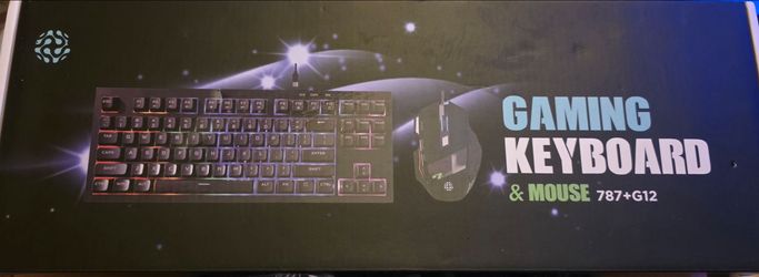 Gaming Keyboard and Mouse Combo 787+G12