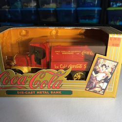 Ertl Diecast Metal Coca-Cola 1925 Tanker Truck Coin Bank #B(contact info removed) 
