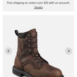 Red Wing Boots 4435 Size 10 EE