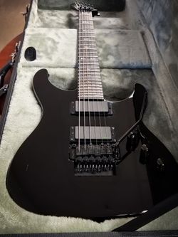 KIRK HAMMETT Signature KH 602 Black Esp ltd electric guitar Floyd Rose 1000 active emg