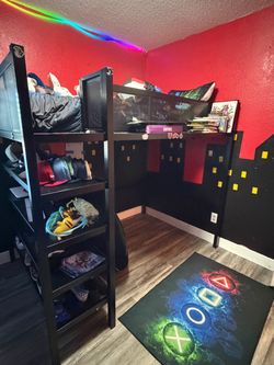 Twin size loft bed