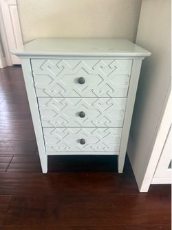 Aqua nighstand $20