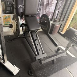 Powertec Leg Sled With Weights 