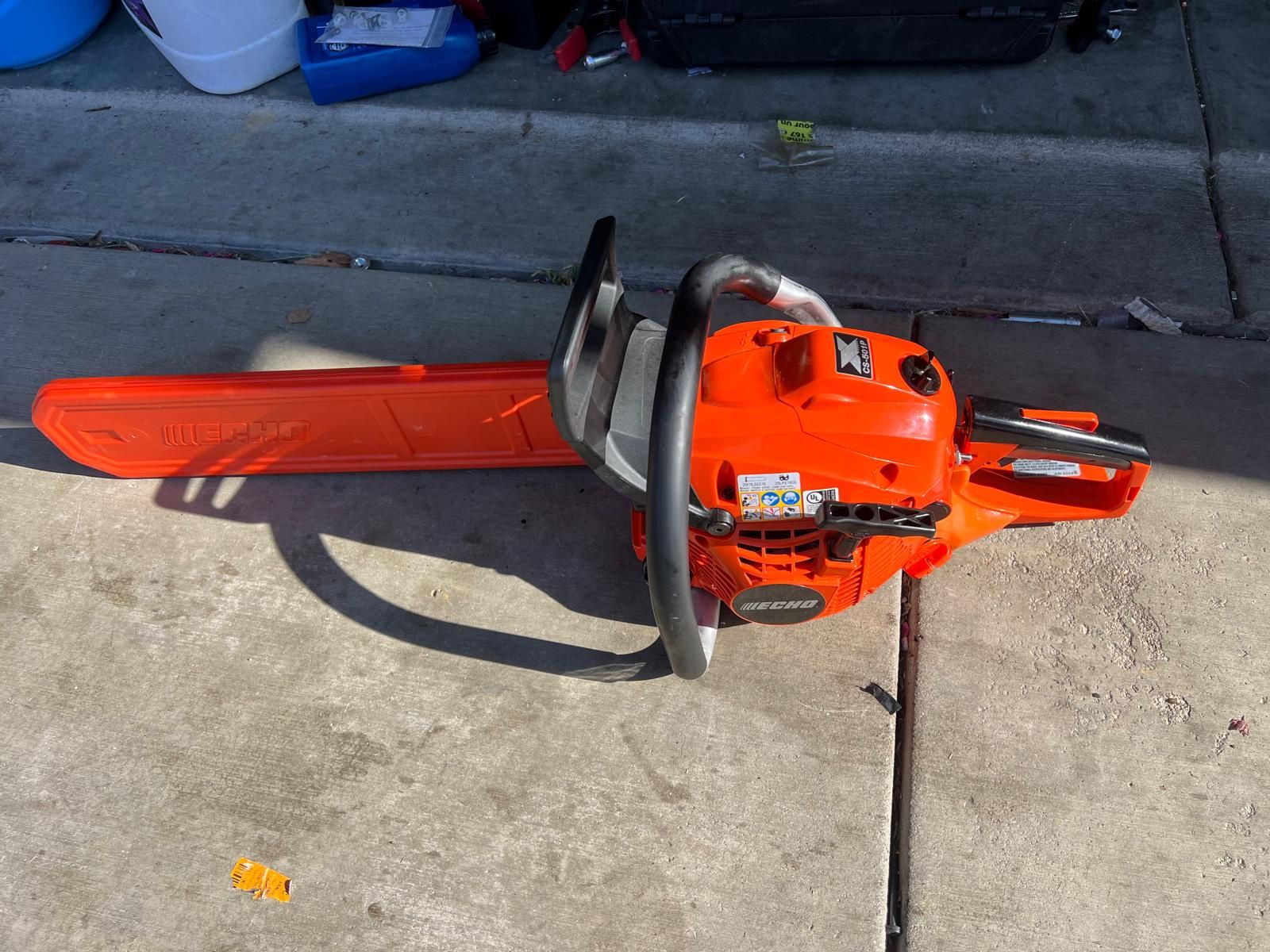 Echo CS 501P 20 in. 50.2 cc Gas 2 Stroke X Series Rear Handle Chainsaw.