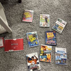 Nintendo Wii W/ 8 Games