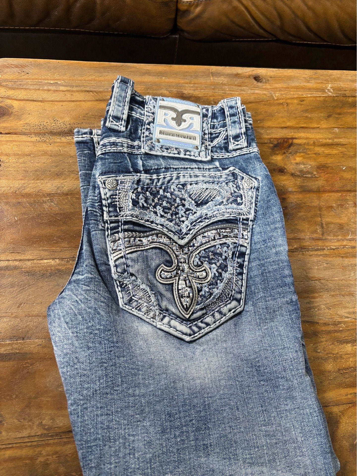 rock revival blue/white 30/30