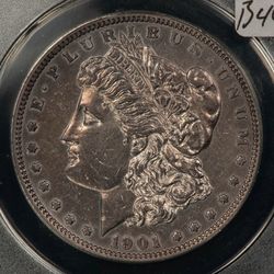 1901 $1 Morgan Silver Dollar