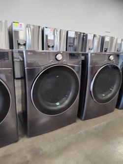 7.4 cu. ft. Ultra Large Capacity Smart Wi-Fi Enabled Front Load Electric Dryer with Turbo steam and built-in