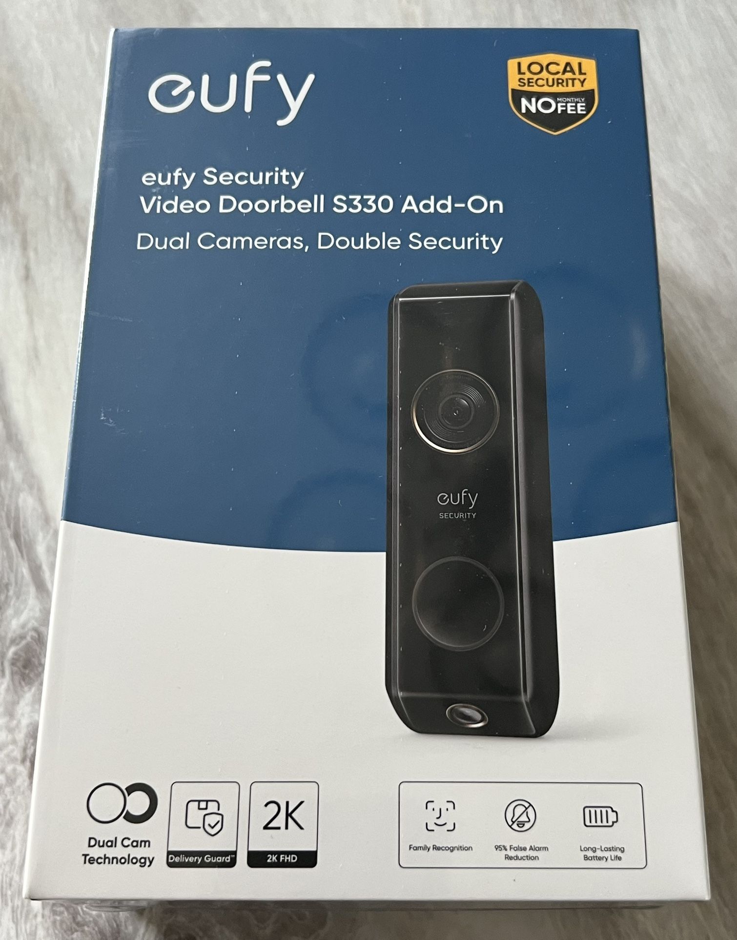 Eufy Video Doorbell S330-Brand New Factory Sealed