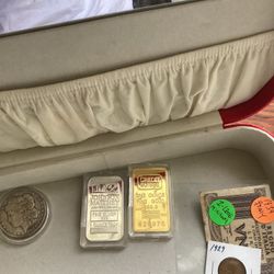 Silver Gold Square Bar Mixed Coin Lot🥳✌️😃🍄🍃