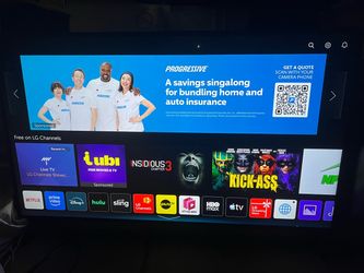 75” LG UHD 4K tv