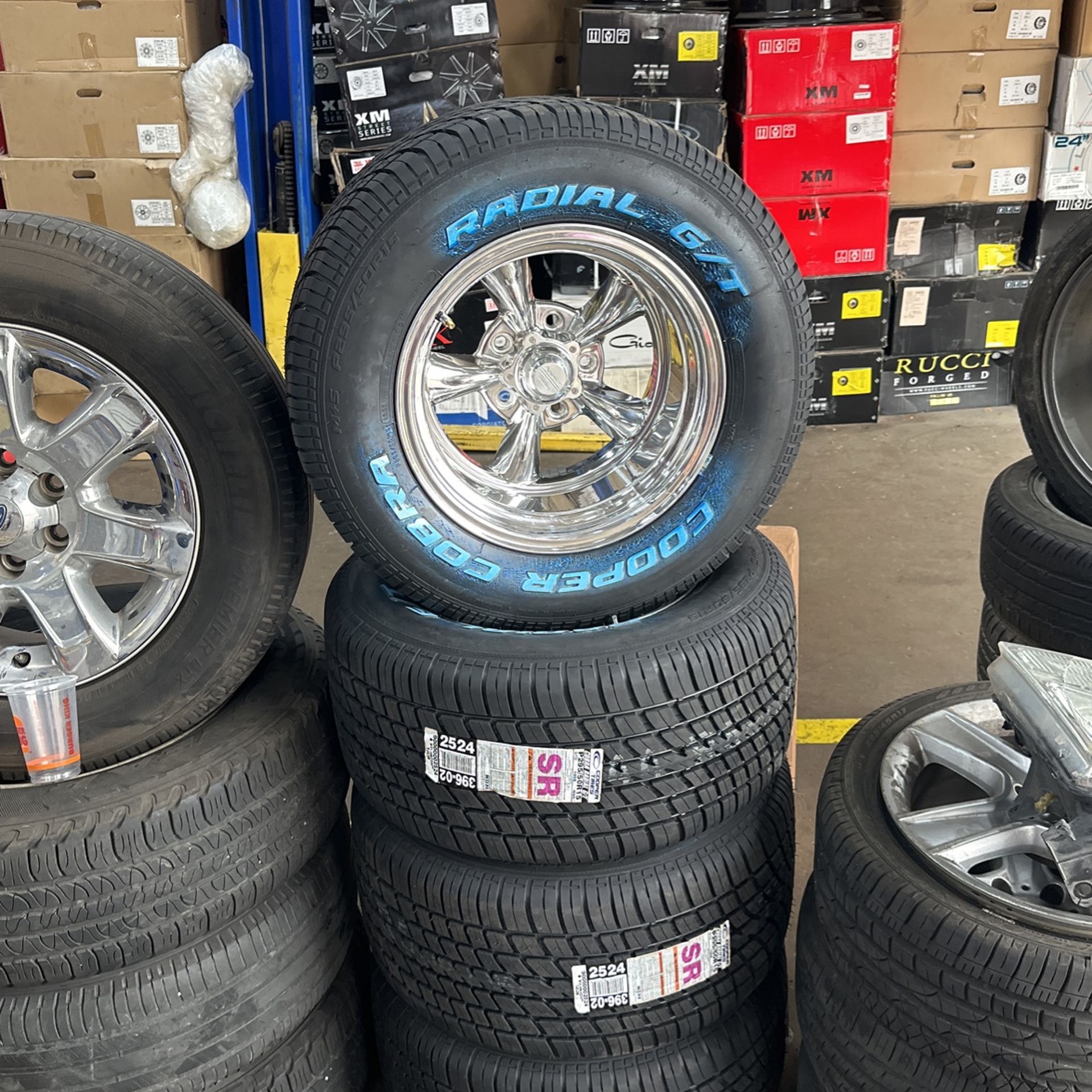 15x10 American Racing Wheels 295/50/15 Cooper Tires 5x5