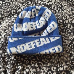 Blue Undefeated Beanie 