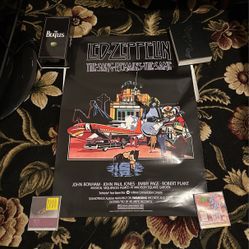 Led Zeppelin The Song Remains The Same Concert Film Poster