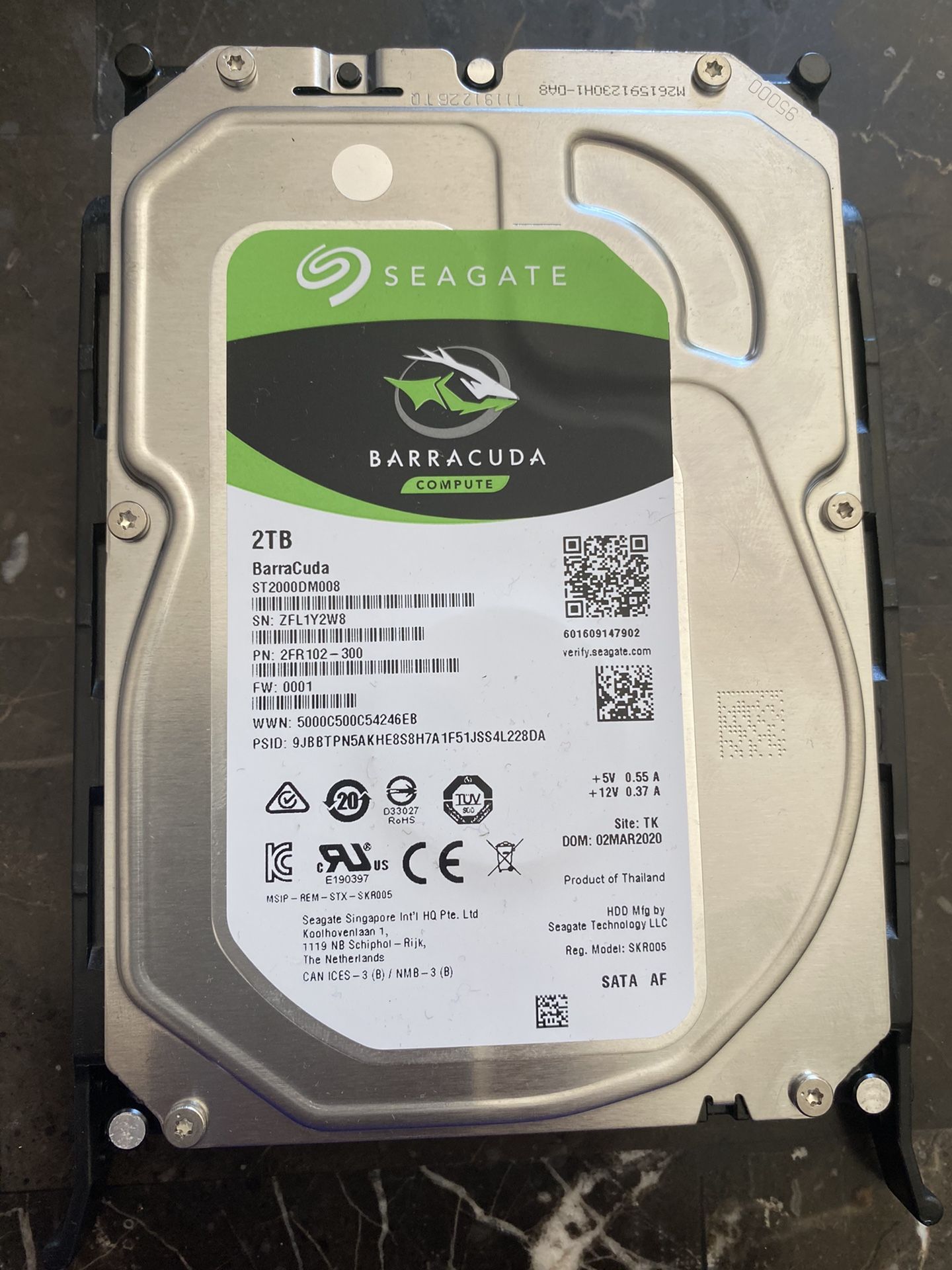 Barracuda Hard drive