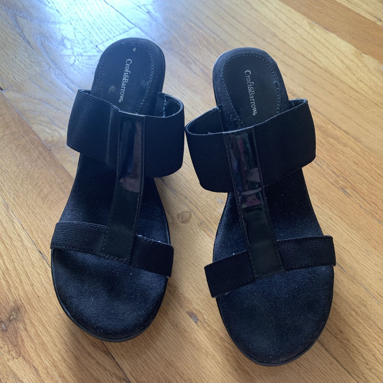 Women’s Croft And Barrow Wedge Sandals Size 6.5