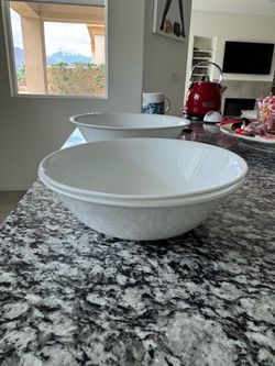 Corelle by Corning White Bowls – Set of 3 (Large & Medium)