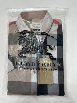 Burberry Short Sleeve Check Cotton Shirt