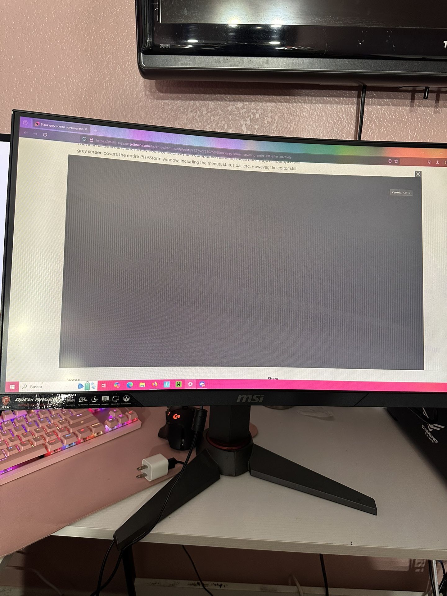 Glitchy MSI Optic MAG24C Monitor 144Hz