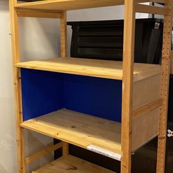 Large Wood Shelves Cabinet 