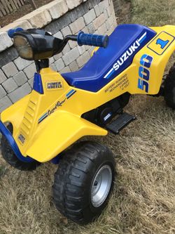 Vintage 1990 Suzuki 500 Quadzilla Power Wheels for Sale in