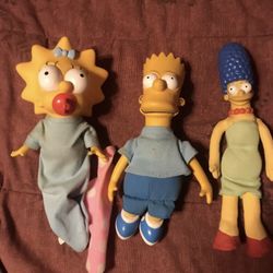 Simpsons Vintage Plush Dolls