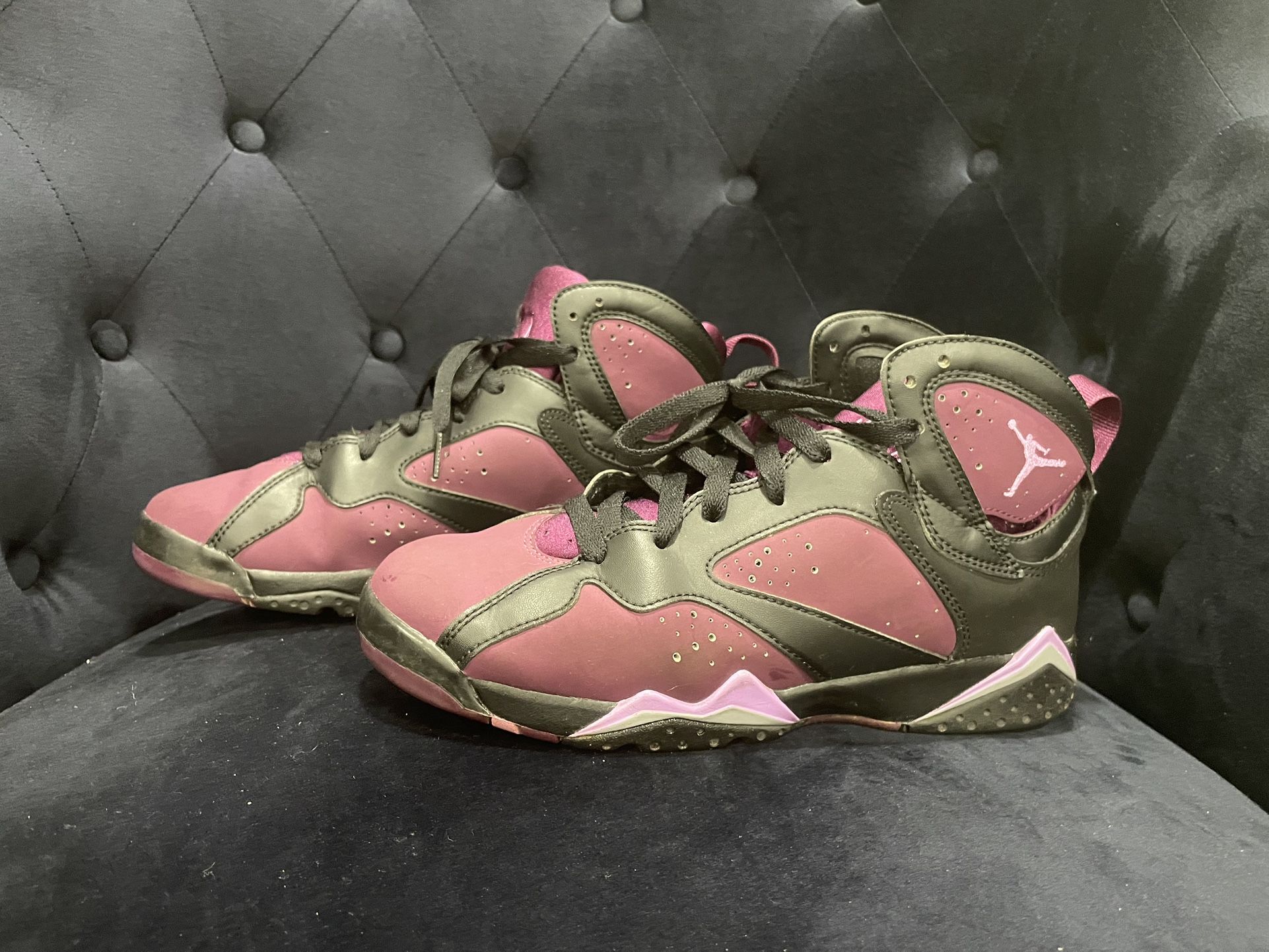 Jordan 7 Retro Black/Mulberry