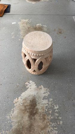 Concrete side table
