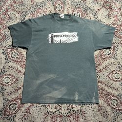 Vintage Prison Break TV Show Tee Size Large Sun Faded 