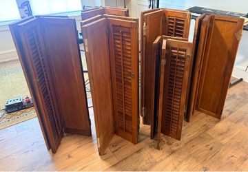 6 pairs of 100+ yr old Vintage Shutters