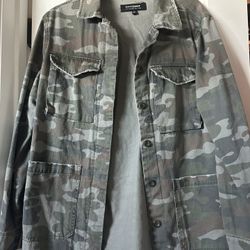 Camo Women Jacket Size L