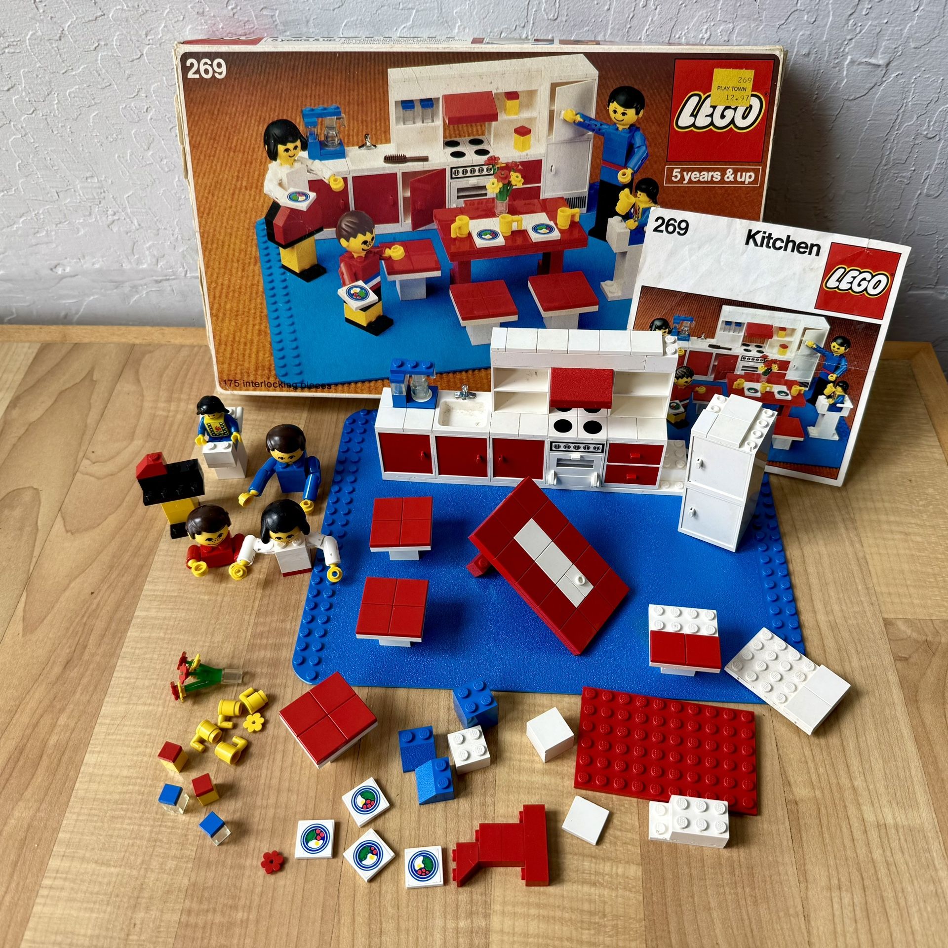 Vintage 1978 LEGO Kitchen #269 Building Set With Box & Instructions