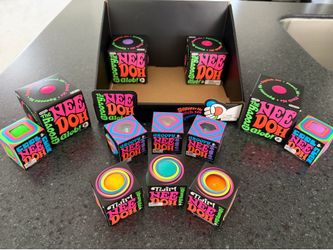 Authentic  Needoh Groovy Globs and Mini Groovy Glob and Jewels