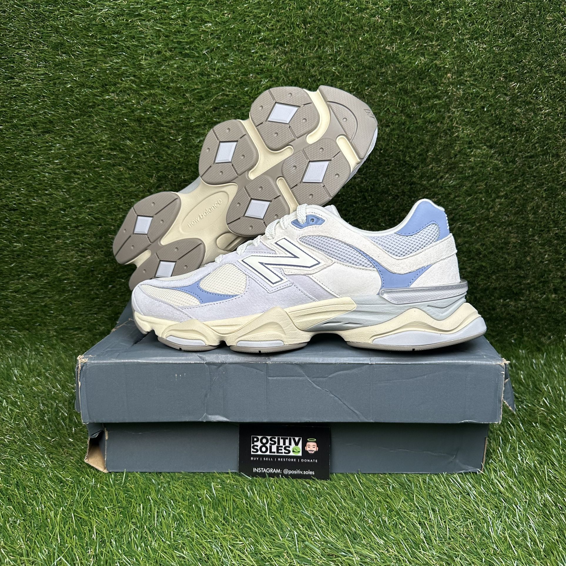 New Balance 9060 Pearl Grey Linen