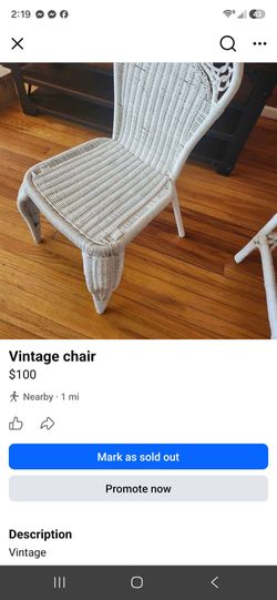 Vintage Wicker chair