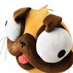 Mitchell's Vs. The Machines Monchi Pug Dog Promo Plush Throw 16" Pillow