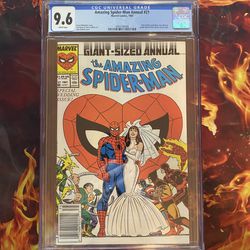 1987 Amazing Spider-Man Annual #21 (Newsstand Variant, CGC 9.6)