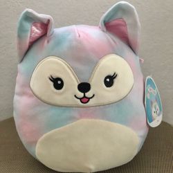 Official KellyToy Squishmallows 8 Inch Squishy Soft Plush Toy (Bex Fox)