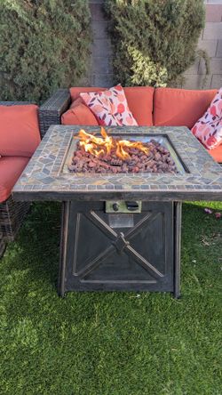 Fire Pit Table with Tank - Works Great