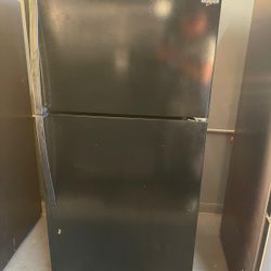 Whirlpool Black Refrigerator 