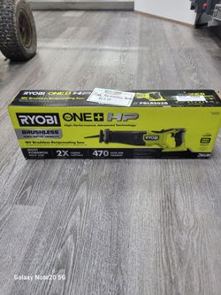 RYOBI ONE+ HP 18V Brushless Cordless Reciprocating Saw (Model PBLRS02B)