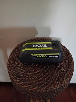 Riobi Battery 40v 4 Ah Firm Batería Ryobi 40 Voltios 4 Horas Usada Como Nueva Firme Precio