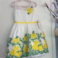 New Toddler Girl Dress/ hermoso Vestido Nuevo2t