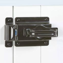 Stanley National Hardware Heavy Duty Swing Door or Gate Latch, Black, N109-043