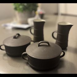 Dansk Flamestone Sugar And Creamer Sets
