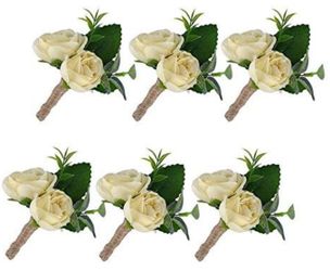 YSUCAU Handcrafted Men's Wedding Boutonniere