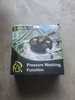 Surface cleaner pressure washing