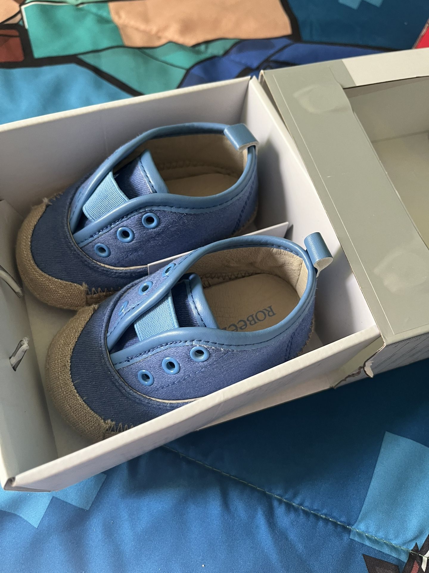 Blue Robeez 9-12 Soft Sole Shoes
