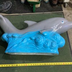 Plaster  dolphin