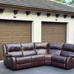 Sectional Couch/Sofa - Recliners - Brown - Delivery Available 🚛